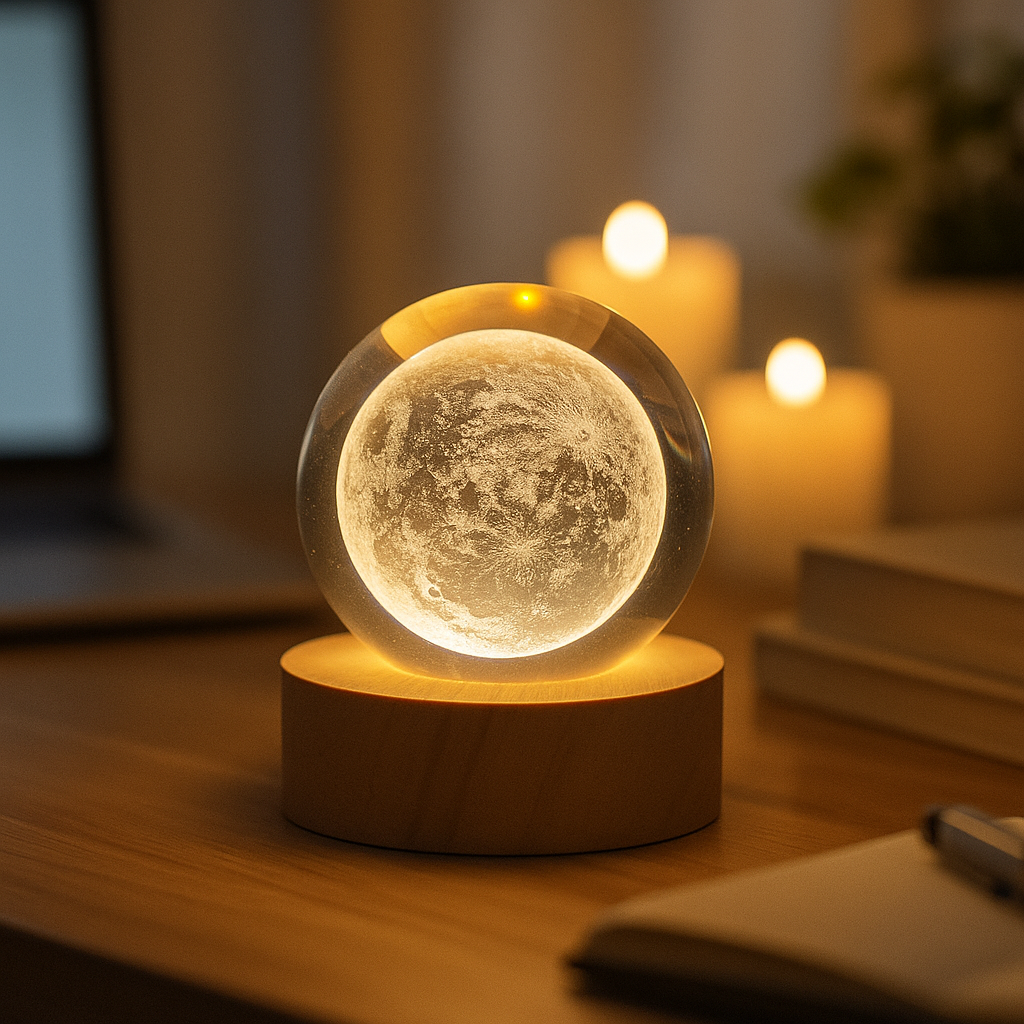 Sphère Lumineuse Planète Lune