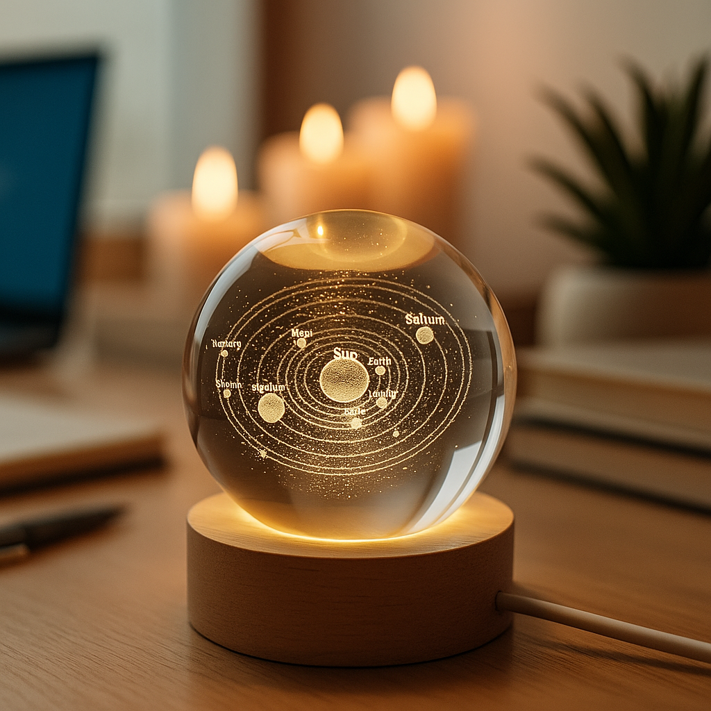 Sphère Lumineuse Système Solaire
